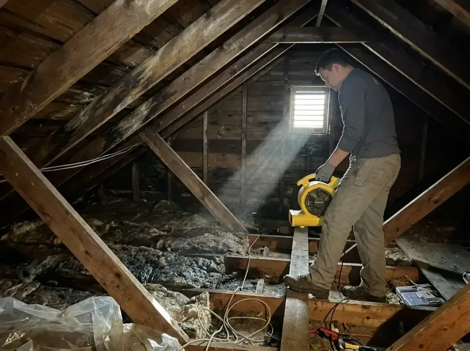 attic-water-damage-drying-proc-007 — frequently asked questions, Emergency Water Extraction & 24/7 Flood Response in Whitfie…